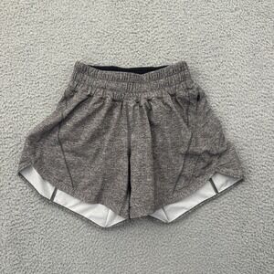 Lululemon Track That Shorts Mid Rise 5" Gray Athletic Athleisure Women's 2